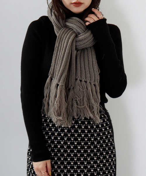 FUNALIVE（ファンアライブ） マフラー リブマフラー メンズ レディース