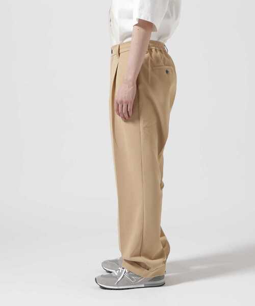 Dai スラックス DFFUR. スラックス パンツ フロントポケット2タックワイドスラックス