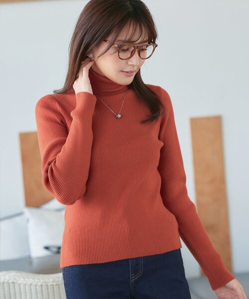 Tiaclasse ニット セーター リブタートルニット レディース : ZOZOTOWN