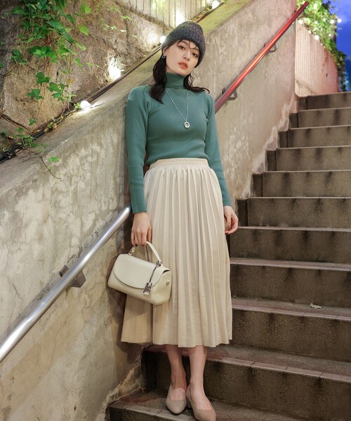 Tiaclasse ニット セーター リブタートルニット レディース : ZOZOTOWN