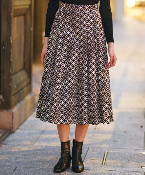 オーバーラップサークルスカート　ドレステリア DRESSTERIOR（ドレステリア） スカート オーバーラップサークル