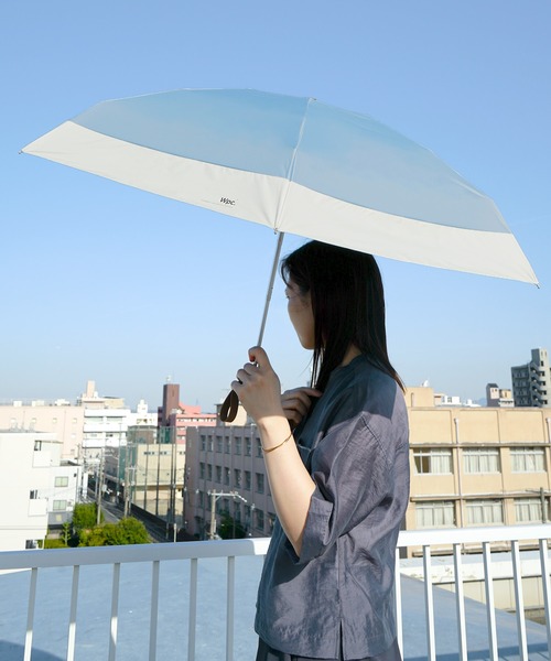 Wpc. 折りたたみ傘 「公式限定アイテム」遮光 切り継ぎタイニー 親骨
