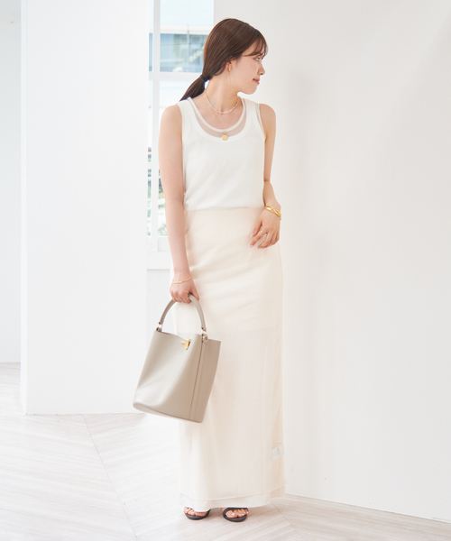 plage（プラージュ） ワンピース 「R'IAM」 SHEER TANK ワンピース