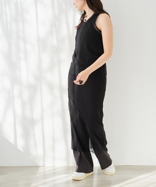 plage（プラージュ） ワンピース 「R'IAM」 SHEER TANK ワンピース