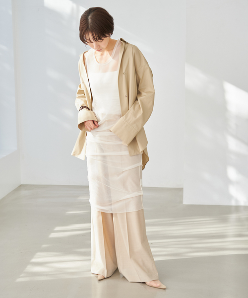 plage（プラージュ） ワンピース 「R'IAM」 SHEER TANK ワンピース