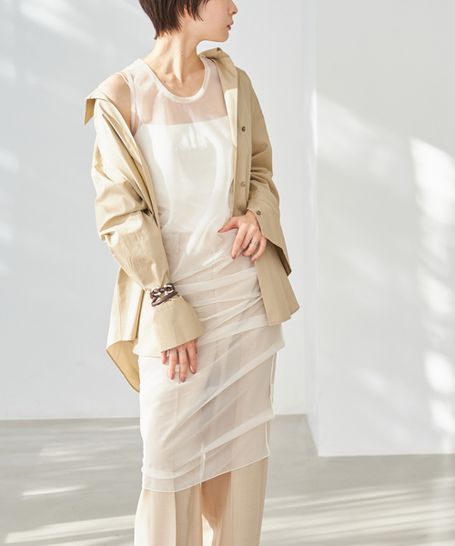 plage（プラージュ） ワンピース 「R'IAM」 SHEER TANK ワンピース