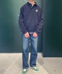 ポロシャツ オーバーサイズ ダブルフェイス鹿の...の詳細画像1