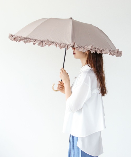 Cepica 折りたたみ傘 「pink trick / ピンクトリック」フリル