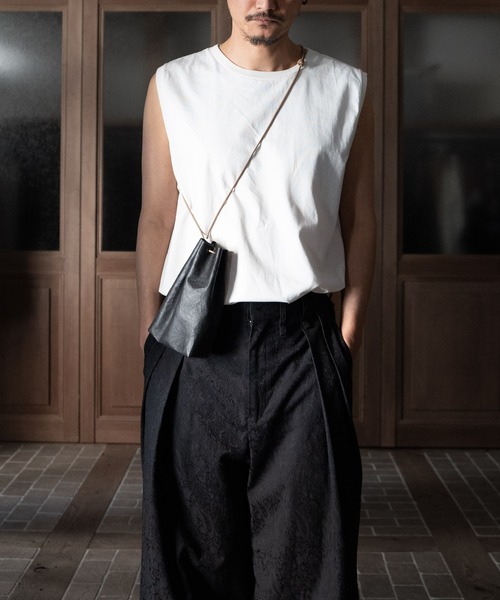 SENTI（センティ） ショルダーバッグ Dyneema(R) Leather DRAWSTRING