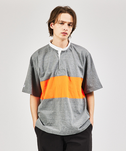 バーバリアン XL ラガーシャツ ポロシャツ 半袖 カットソー Tシャツ Barbarian ポロシャツ 「BARBARRIAN / バーバリアン」LIGHT