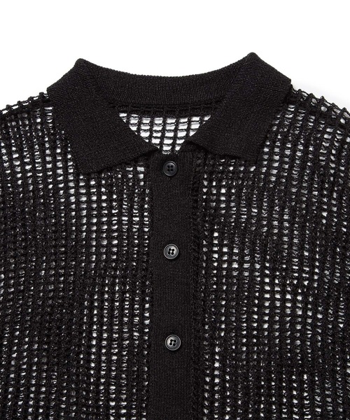 カーディガン SHEER MESH KNIT CARDIGAN レディース メンズ M TO R カーディガン 「TOPS」MESH SHEER CARDIGAN レディース