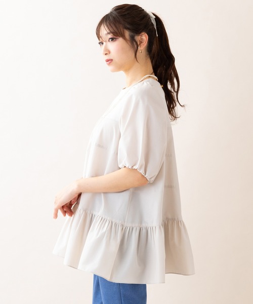 tシャツ ティアードチュニック レディース