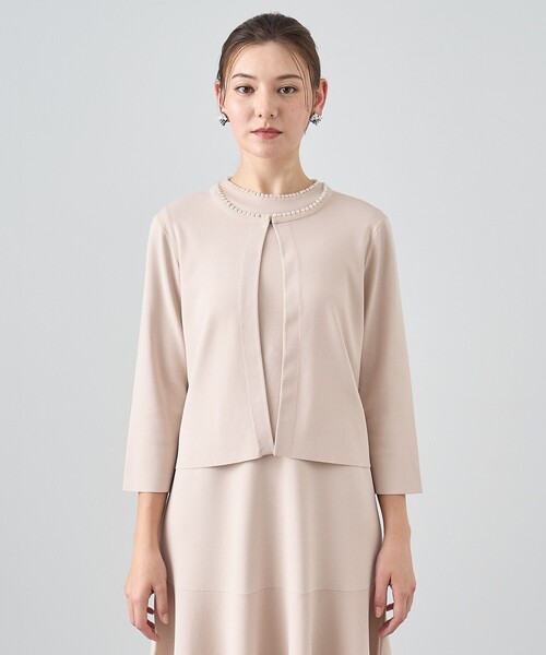 ANAYI（アナイ） カーディガン 「セットアップ対応商品」パールネック