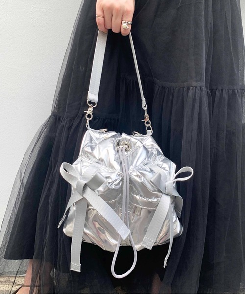 Casselini（キャセリーニ） ショルダーバッグ バッグ リボン巾着