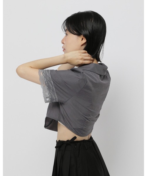 ブラウス シャツ PLASMASPHERE／CURVE シャツ レディース PLASMASPHERE ブラウス シャツ PLASMASPHERE／CURVE レディース