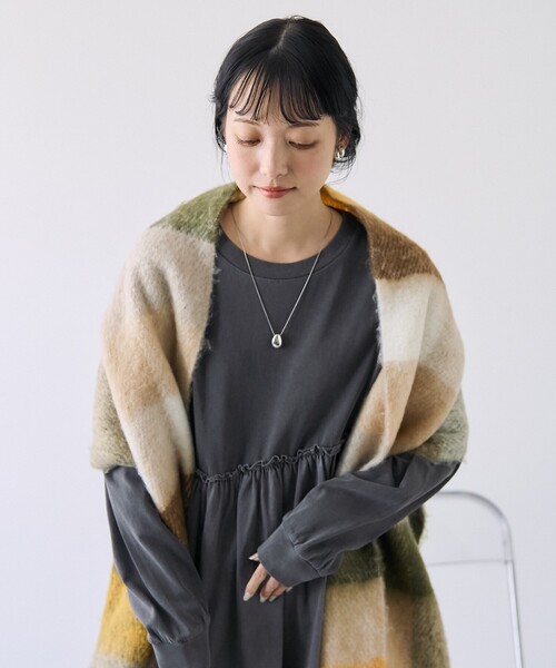 ワンピース 「新色追加」裾フリルピグメント ロングスリーブワンピース | FREAK'S STORE | 07