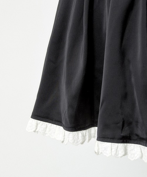 AVENCHUMU ワンピース Back ruffle ribbon harness one piece