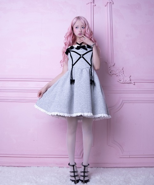 トリートユアセルフ ribbon peplum jaguard onepiece トリートユアセルフ ribbon peplum jaguard onepiece Ribbon