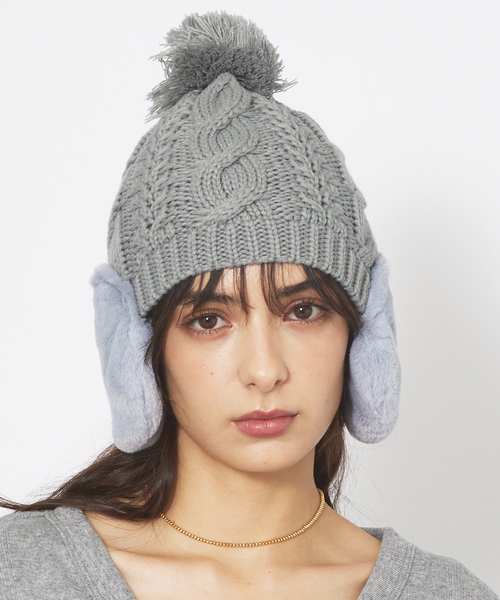 Eugenia Kim ユージニアキム レオパード ニット帽 グレー Shop All Hats | Eugenia Kim
