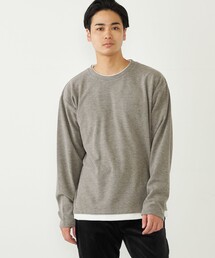 tシャツ SHIPS Colors:「洗濯機可能」サカリバ フェイクレイヤード ロングスリーブ カットソー メンズ｜ZOZOTOWN Yahoo!店