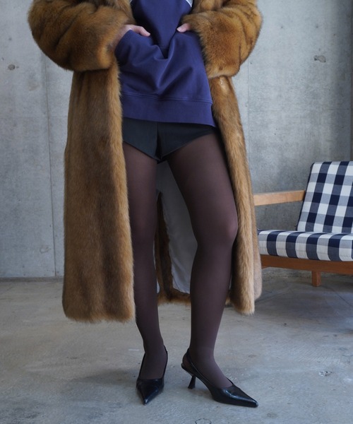 タイツ Olivia Tights Dark Brown レディース : ZOZOTOWN Yahoo!店
