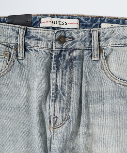 GUESS メンズ　デニム　ライトブルー　USED ボトムス　パンツ　シンプル GUESS - GUESS メンズ デニム ライトブルー USED ボトムス