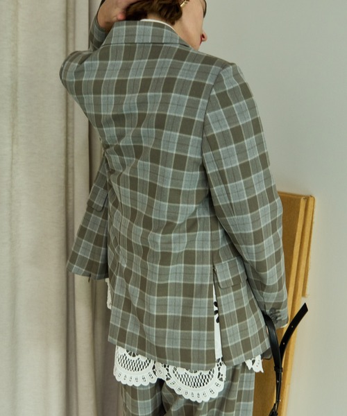 MAISON SPECIAL 2WAYチェックジャケット MAISON SPECIAL（メゾンスペシャル）の「2WAYチェックジャケット