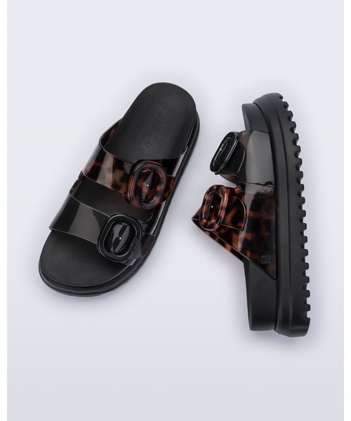 melissa ブラック オープントゥサンダル23センチ Melissa（ファッション） サンダル MELISSA COZY PLATFORM AD