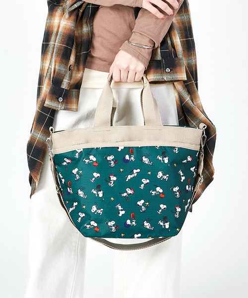 国内発送・すぐ届く【LESPORTSAC】スヌーピー バケット トート LeSportsac トートバッグ BUCKET TOTE スヌーピーアンドウッド