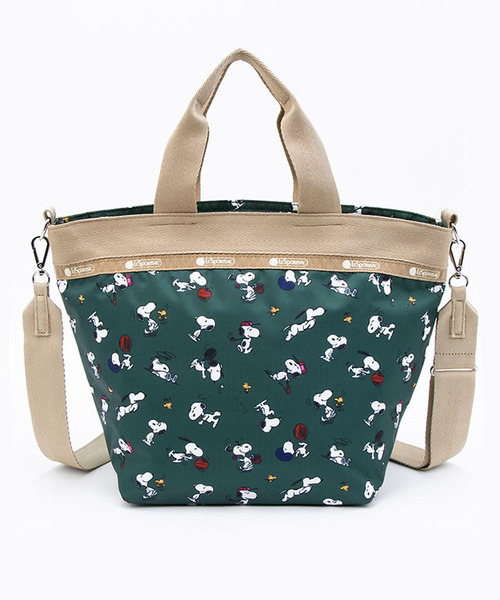 すぐ届く【LESPORTSAC】スヌーピーアンドギャング トート LeSportsac トートバッグ BUCKET TOTE スヌーピーアンドウッド