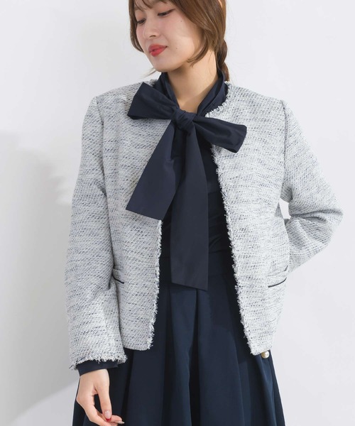 PICCIN（ピッチン） ジャケット ノーカラージャケット フロントホック