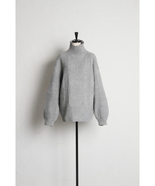 &. NOSTALGIA（ノスタルジア） ニット セーター ミックス編み