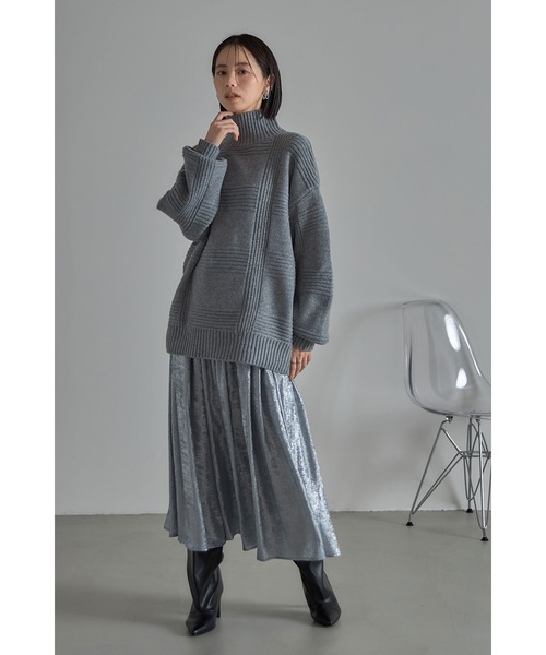 &. NOSTALGIA（ノスタルジア） ニット セーター ミックス編み