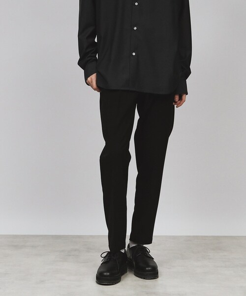 【新品未使用】TAKEO KIKUCHI 黒 スラックス 新品未使用 TAKEO KIKUCHI スラックスパンツ ブラック S