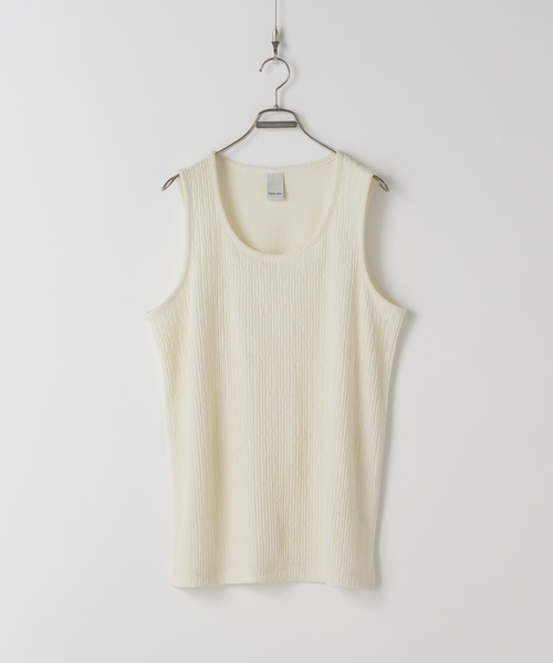 Casper John/ワッフルレイヤードタンクトップ 3色セット CasperJohn Stripedcrepe tanktop楊柳タンクトップ - メルカリ