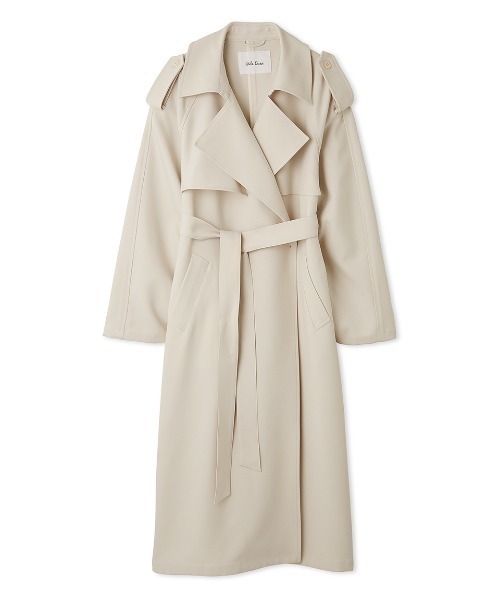 MilaOwen 共ベルト付肩章デザイントレンチコート アウター 「WEB限定00