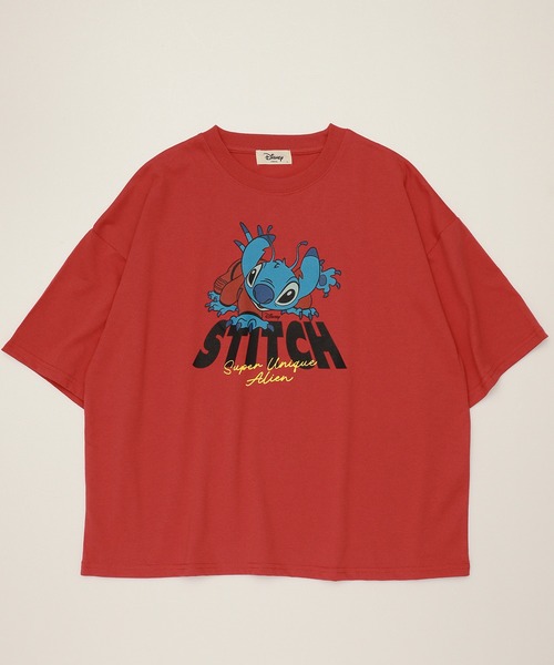 Disney tシャツ 「DISNEY/ディズニー」天竺 プリント WIDE 半袖T