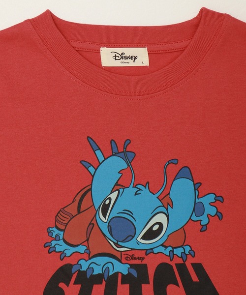 Disney tシャツ 「DISNEY/ディズニー」天竺 プリント WIDE 半袖T