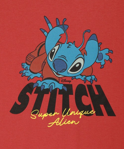 DISNEY リロ＆スティッチ ムービーTシャツ ディズニー Disney tシャツ 「DISNEY/ディズニー」天竺 プリント WIDE 半袖T