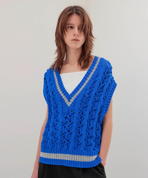ベスト ジレ STUMBLY / Bulky Tilden Knit Vest(バルキーチルデンニットベスト 535-5170002) レディース