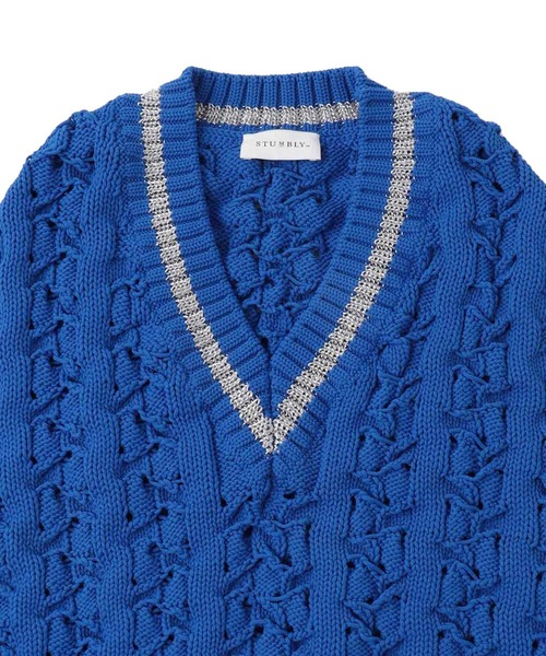 STUMBLY ベスト ジレ / Bulky Tilden Knit Vest(バルキー