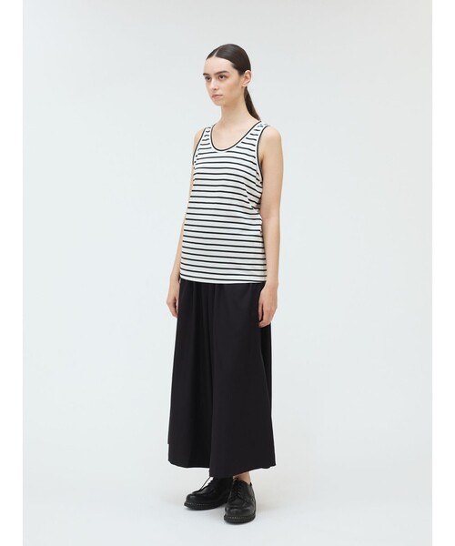 新品 mizuiroind ボーダー オーバーサイズ トップス mizuiroind tシャツ mizuiro ind ボーダータンクトップ