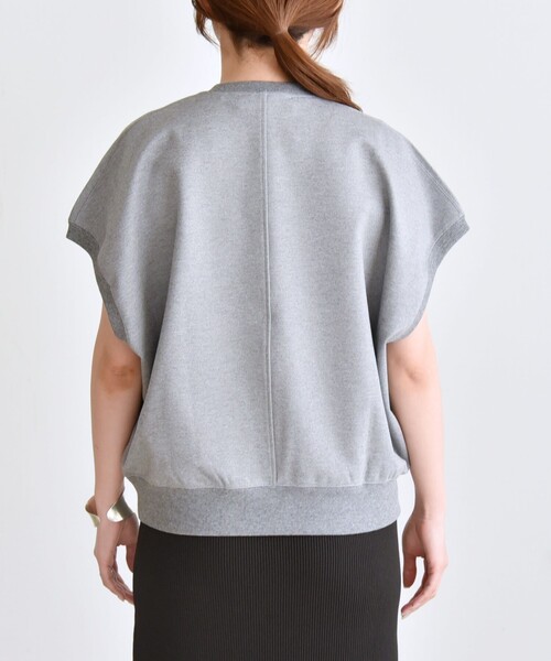 quaranciel:〈洗濯機可能〉ライト ポンチ コンパクト フレンチスリーブ TEE SHIPS｜quaranciel:<洗濯機可能>ライト ポンチ コンパクト