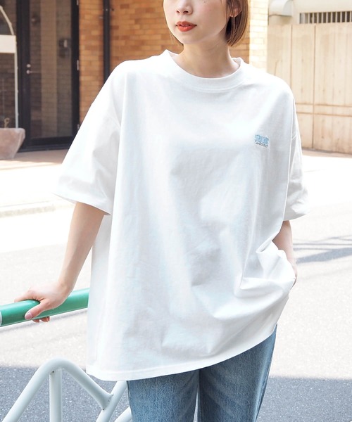 tシャツ ブブビビT レディース STARTER ショート丈 リンガープリントTシャツ / レディース チビ