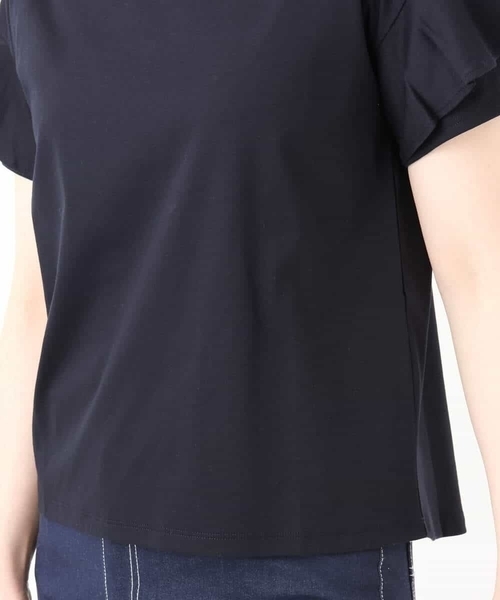OFUON le MK（オフオン ル エムケー） tシャツ 半袖 フリルデザイン 