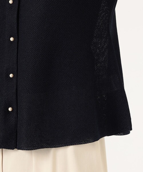 Ballsey（ボールジィ） ニット セーター パールメッシュコンビ