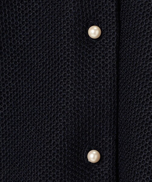 BALLSEY パールメッシュコンビ ペプラムプルオーバー 定価23100円 ベスト 25SS アイボリー レディース ボールジー【中古】6-0408M∞ Ballsey - BALLSEY パールメッシュコンビ ペプラムプルオーバー 定価