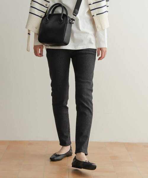 [URBAN RESEARCH DOORS] Denim брюки MEDIUM серый женский 
