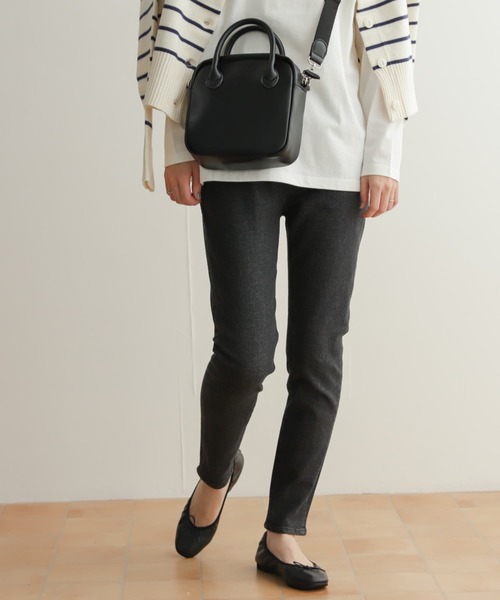 [URBAN RESEARCH DOORS] Denim брюки MEDIUM серый женский 