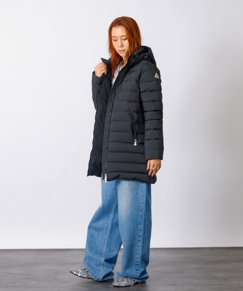Pyrenex（ピレネックス） ダウンコート 38 ネイビー レディース